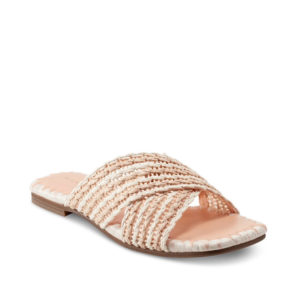 Marc fisher  Women's Cream Woven Slide